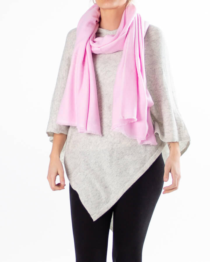 Kashmir-skjerf-14-0002-3 Cashmere / Kasjmir skjerf - Rosa