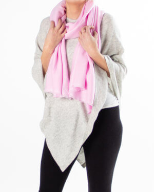 Cashmere / Kasjmir skjerf - Rosa