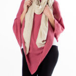 Beige / Natural cashmere skjerf