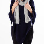 Grå cashmere skjerf / Kasjmir skjerf