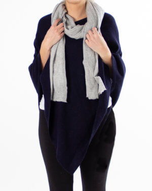 Grå cashmere skjerf / Kasjmir skjerf