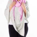 Rosa cashmere skjerf / Kasjmir skjerf