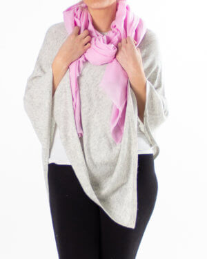 Rosa cashmere skjerf / Kasjmir skjerf