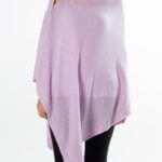 Rosa cashmere poncho