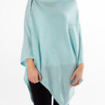 Turkis poncho av ekte kasjmir / cashmere