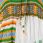 Haremsbukse - med fargedetaljer - yoga 2