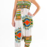 Haremsbukse - med fargedetaljer