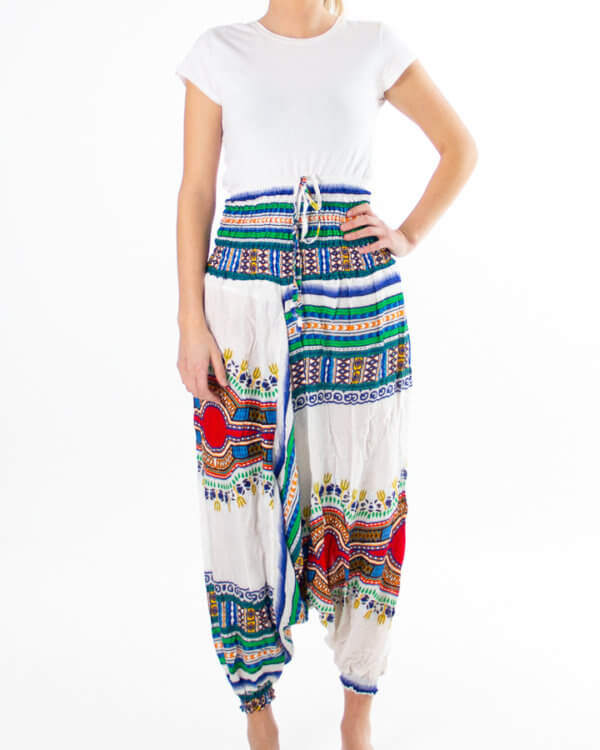 yoga bukse-10-0012-6 Haremsbukser for mønster detaljer