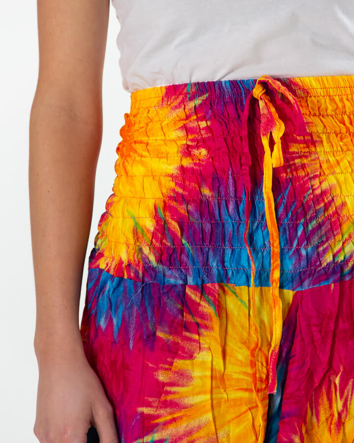Multifarget haremsbukse med batikk Yoga Vital Haremsbukse med batikk Yoga Vital