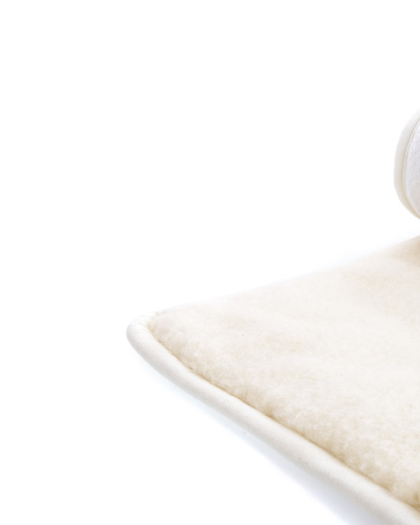 Yogamatte i ull 70×200 detalj